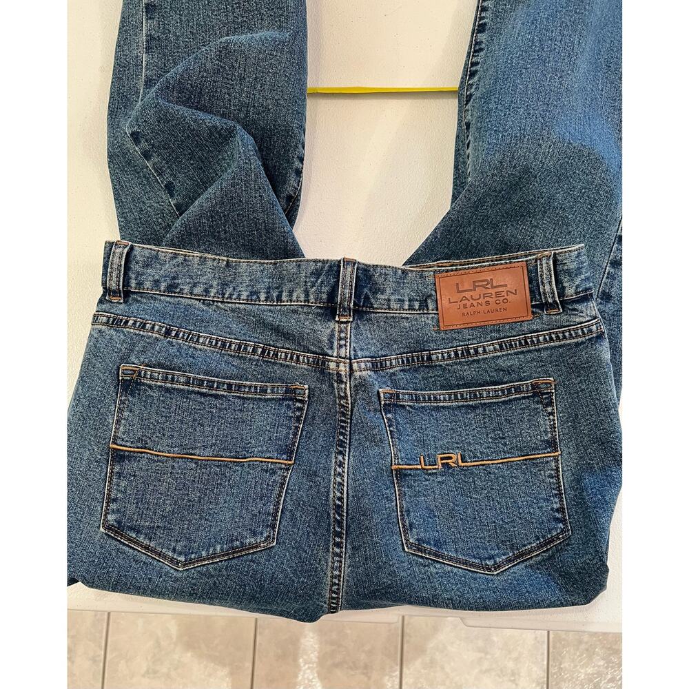LRL Lauren Ralph Lauren Women's Classic Straight Jeans High Rise Size 6X29 - Picture 3 of 7
